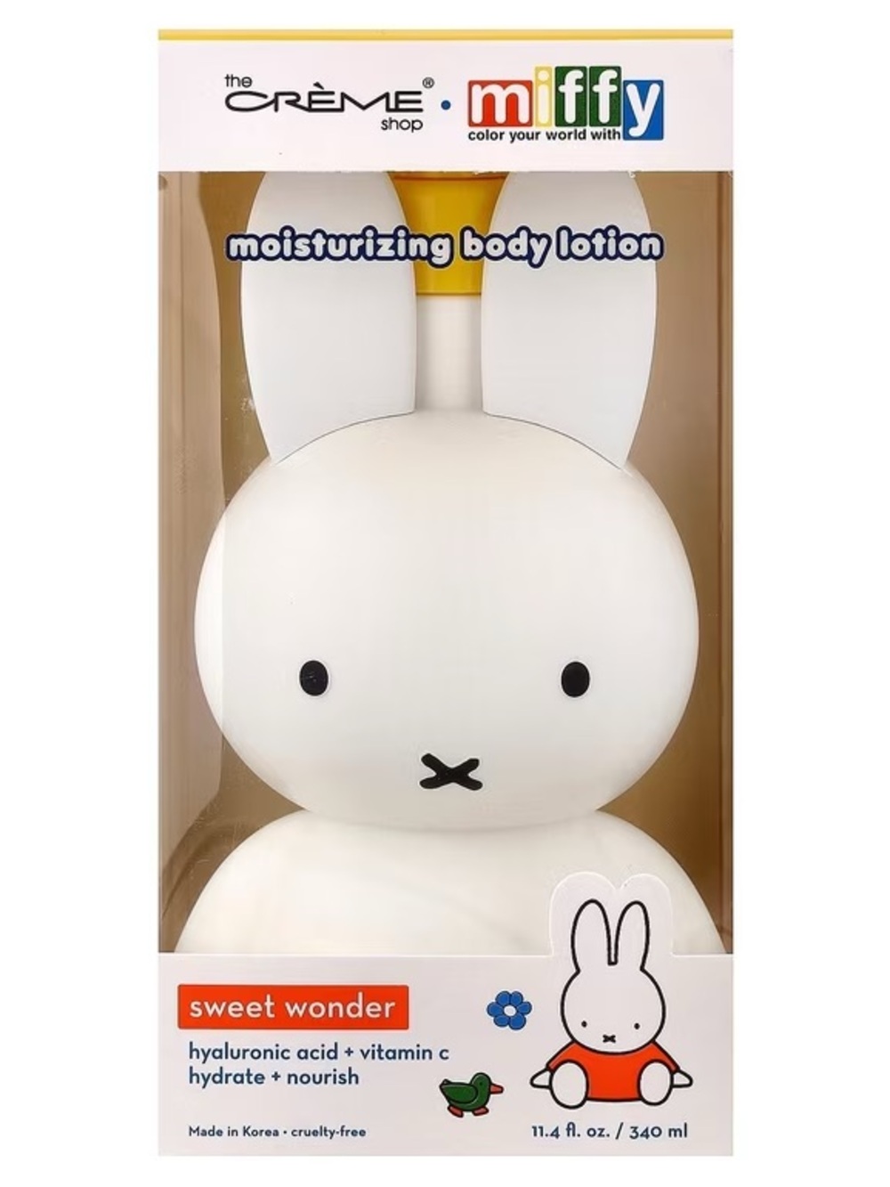 The Crème Shop Miffy Sweet Wonder Moisturizing Body Lotion Strawberries & Cream